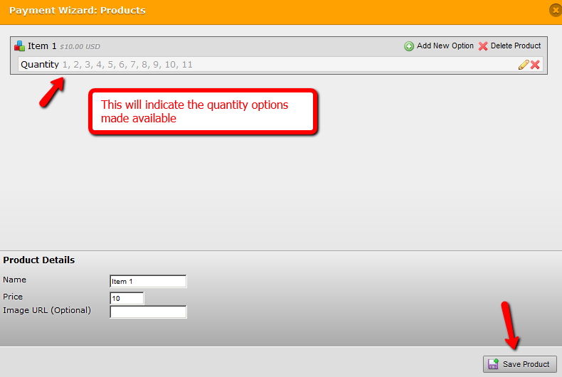 How To Add Quantity In Items Available For Purchase