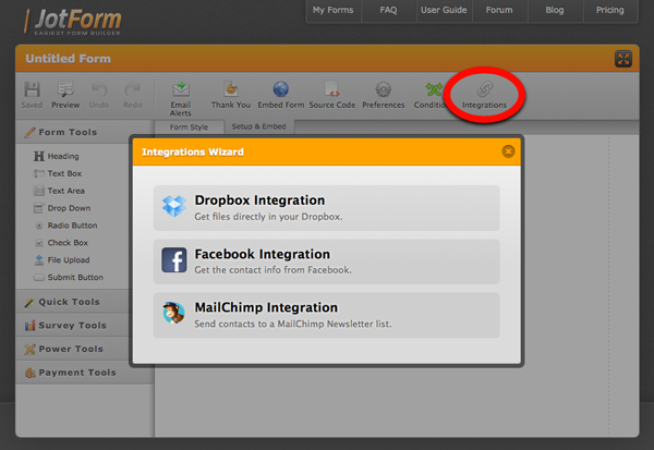 How to get API  and get JotForm and Mail Chimp or another emailing system to work together Image 1 Screenshot 20