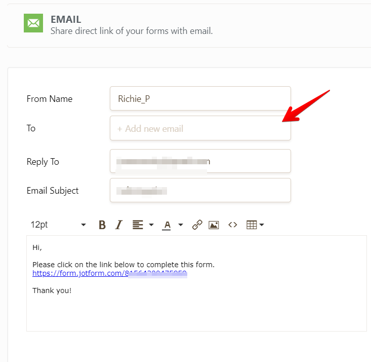 Forms: How to view sent forms via share on email? Image 2 Screenshot 41