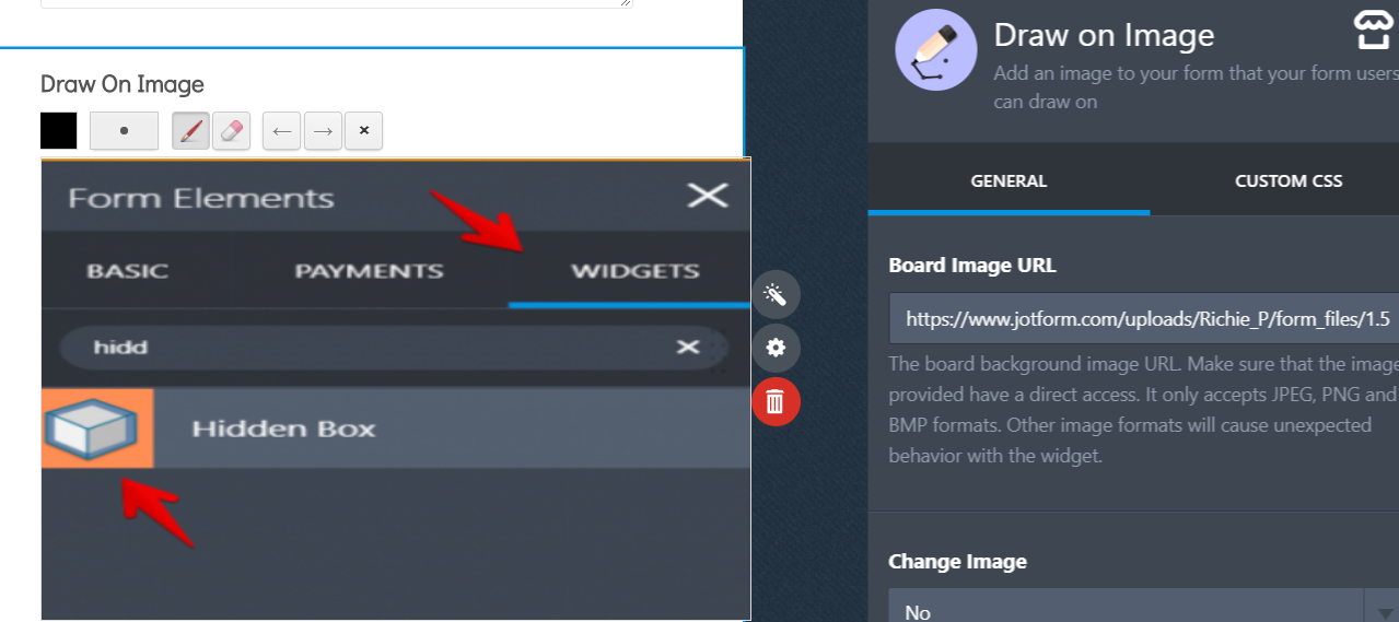 Form: How to upload images to Draw on Image Widget? Image 3 Screenshot 62