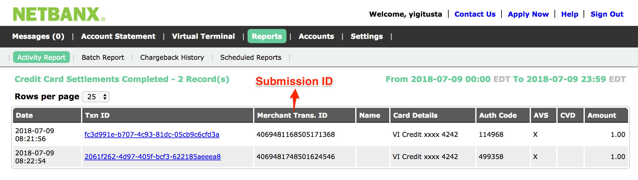 Paysafe Transactions