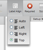 How can I extend the width of the label text in a radio button field? Image 1 Screenshot 20
