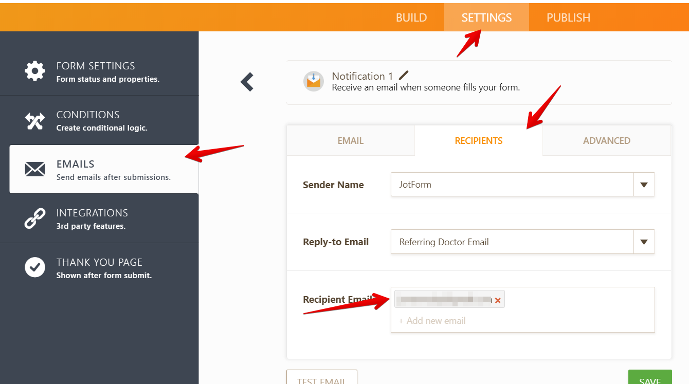 How to change the defualt email address? Image 1 Screenshot 30