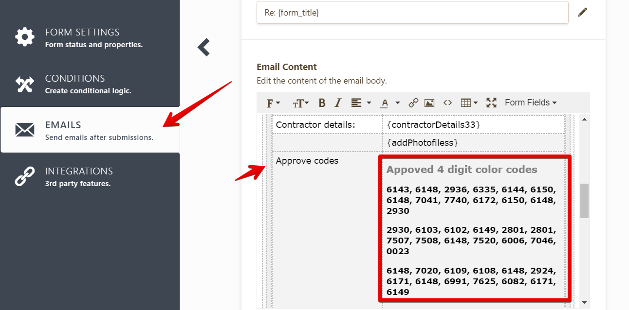 How to add text field in email content? Image 2 Screenshot 41