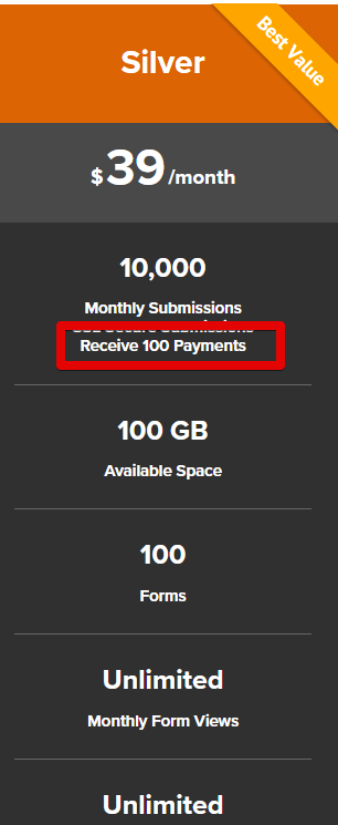 What do I need to upgrade to to accept 50 payments a month? Image 1 Screenshot 20