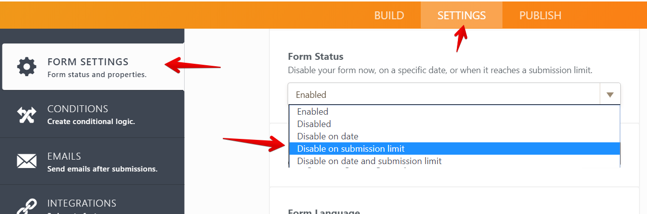 How to limit submissions? Image 1 Screenshot 20