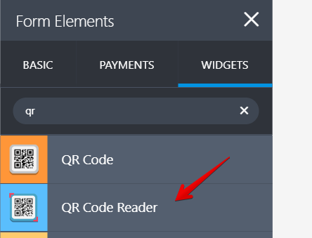 create a widget able to scan QR codes generated for each submitted form Image 1 Screenshot 20