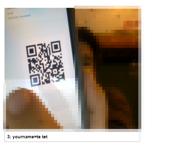 create a widget able to scan QR codes generated for each submitted form Image 1 Screenshot 21
