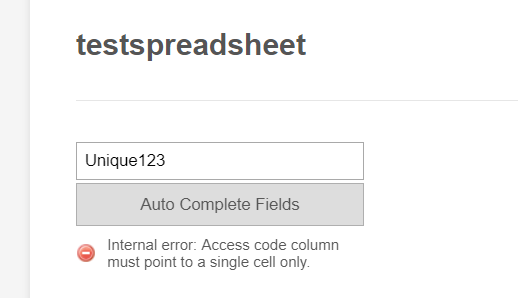 Spreadsheet to form widget is returning an error Image 1 Screenshot 30