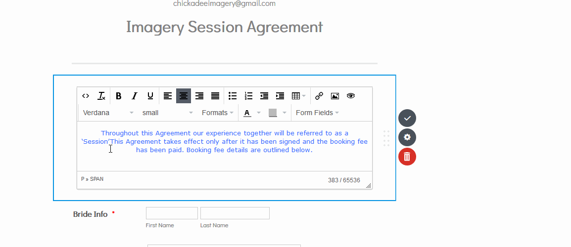 Space between Lines in the text element