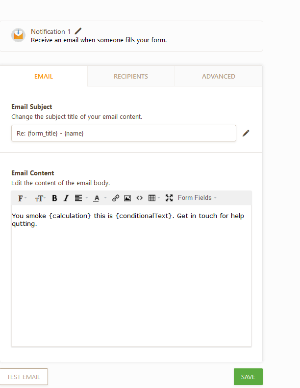 Custom user responses based on submission entries Image 2 Screenshot 41