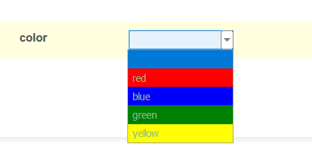 change color of the dropdown field options Image 1 Screenshot 20