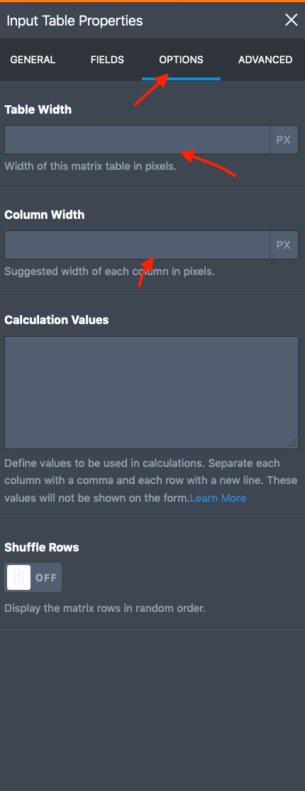 How to change width of Input Table columns? Image 2 Screenshot 41