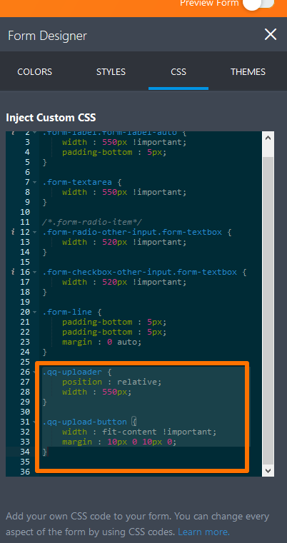 Upload File Button Doesnt Upload Multiple Files