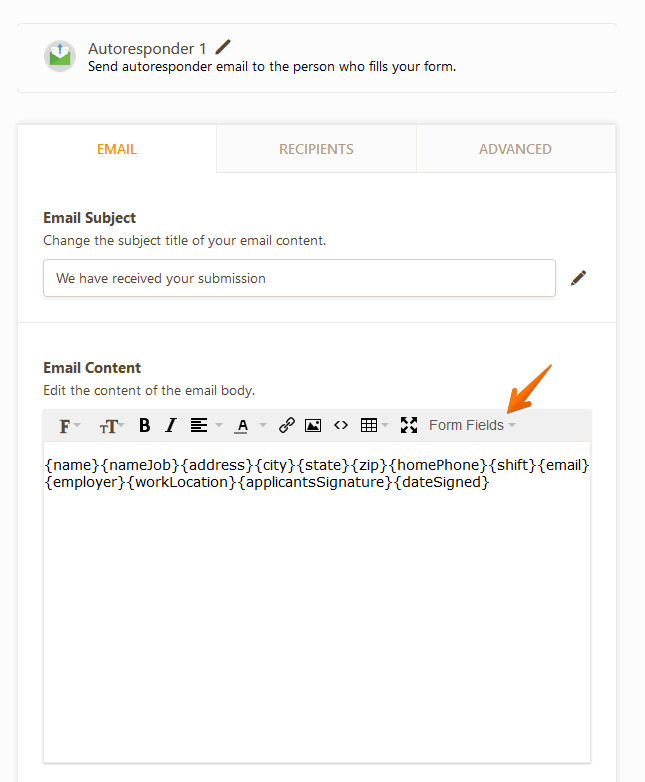 questions regarding autoresponder emails and JotForm branding Image 1 Screenshot 30