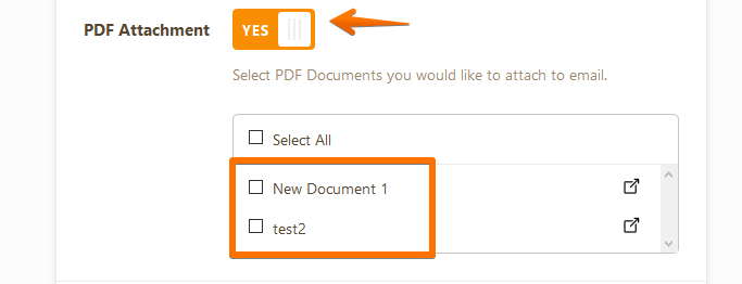 Is it possible to control the pdf that gets sent after a form that has been filled out? Image 1 Screenshot 20