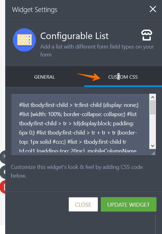 configurable list widget custom view Image 1 Screenshot 30
