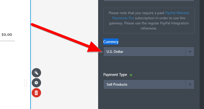 I need to change the currency on my JotForm Image 2 Screenshot 41