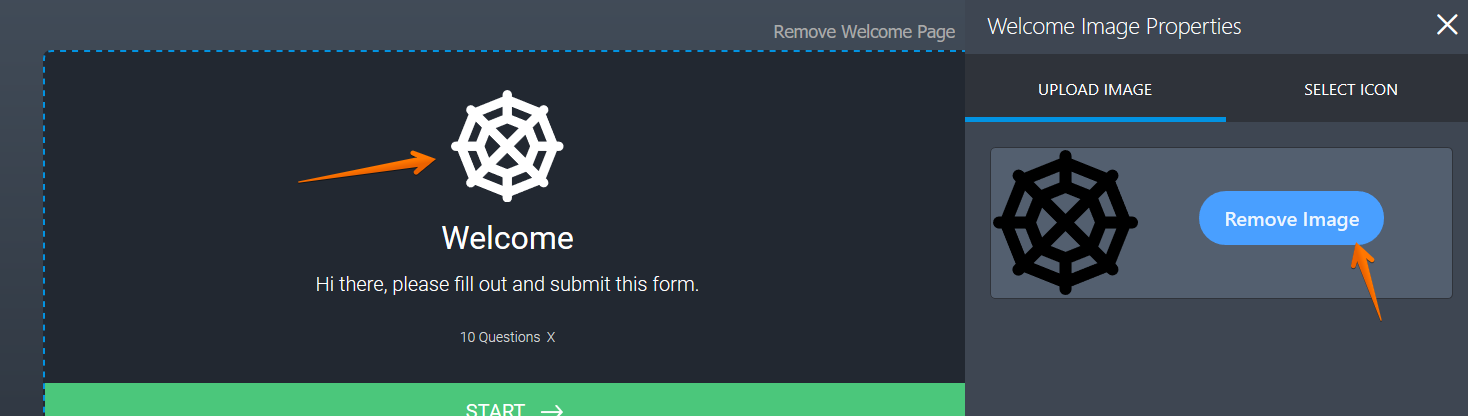 How do I get rid of the icon on my form Image 2 Screenshot 41