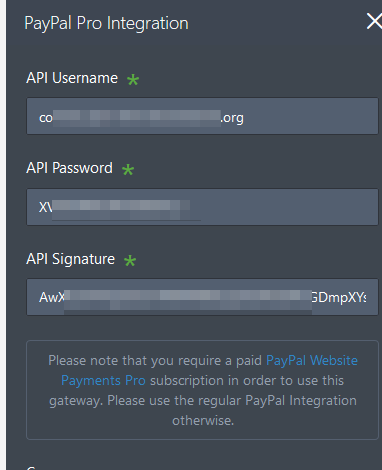 PayPal pro merchant not setup error Image 1 Screenshot 20