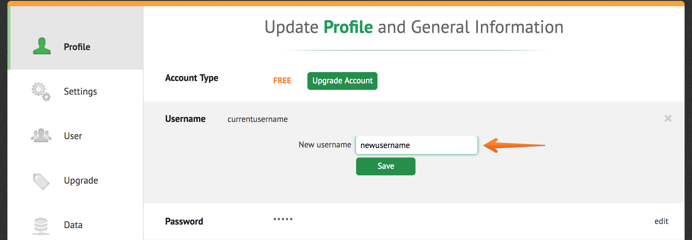 How can I change my username? Image 1 Screenshot 20
