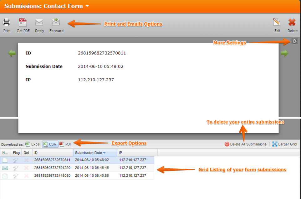 როგორ ვნახო ფორმის გამოგზავნილი მონაცემები Image-11