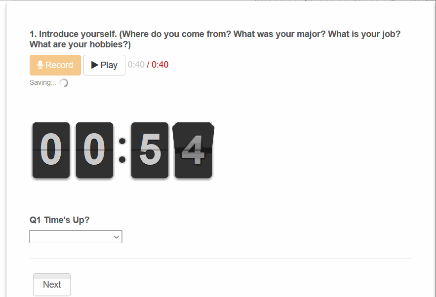 How can I stop recording automatically when Timer Widget reaches 30