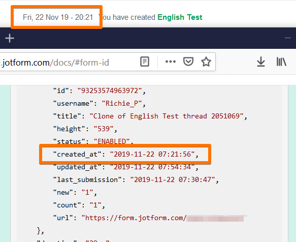 Timezone in API of updated at differs 5 hours from actual time of updated in our timezone Image 1 Screenshot 30