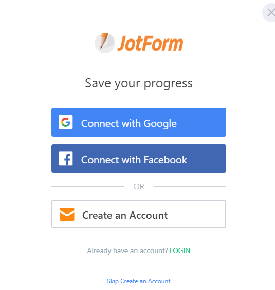 Continue forms later: remove connect buttons when progress is saved Image 1 Screenshot 20