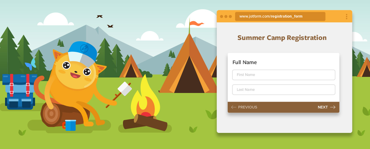 Jotform Camp Template