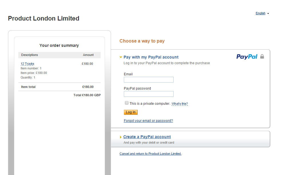 Form not going through to Paypal when user hits submit Image 1 Screenshot 20