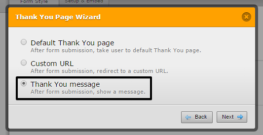 How can I insert images on the thank you message and email notifiers? Image 2 Screenshot 71