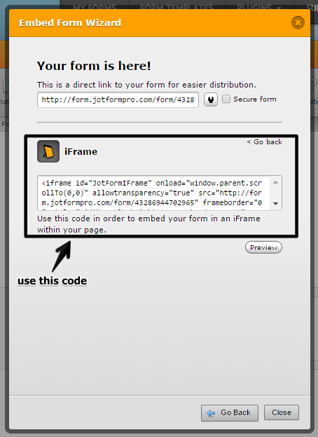 [Squarespace] How to embed the entire form instead of a form link Image 1 Screenshot 20