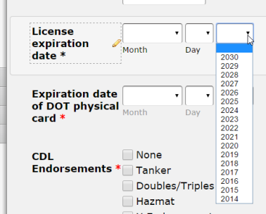 Not being able to change the year from and year to values on a date picker Image 2 Screenshot 41