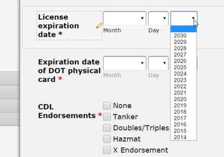 Not being able to change the year from and year to values on a date picker Image 3 Screenshot 62